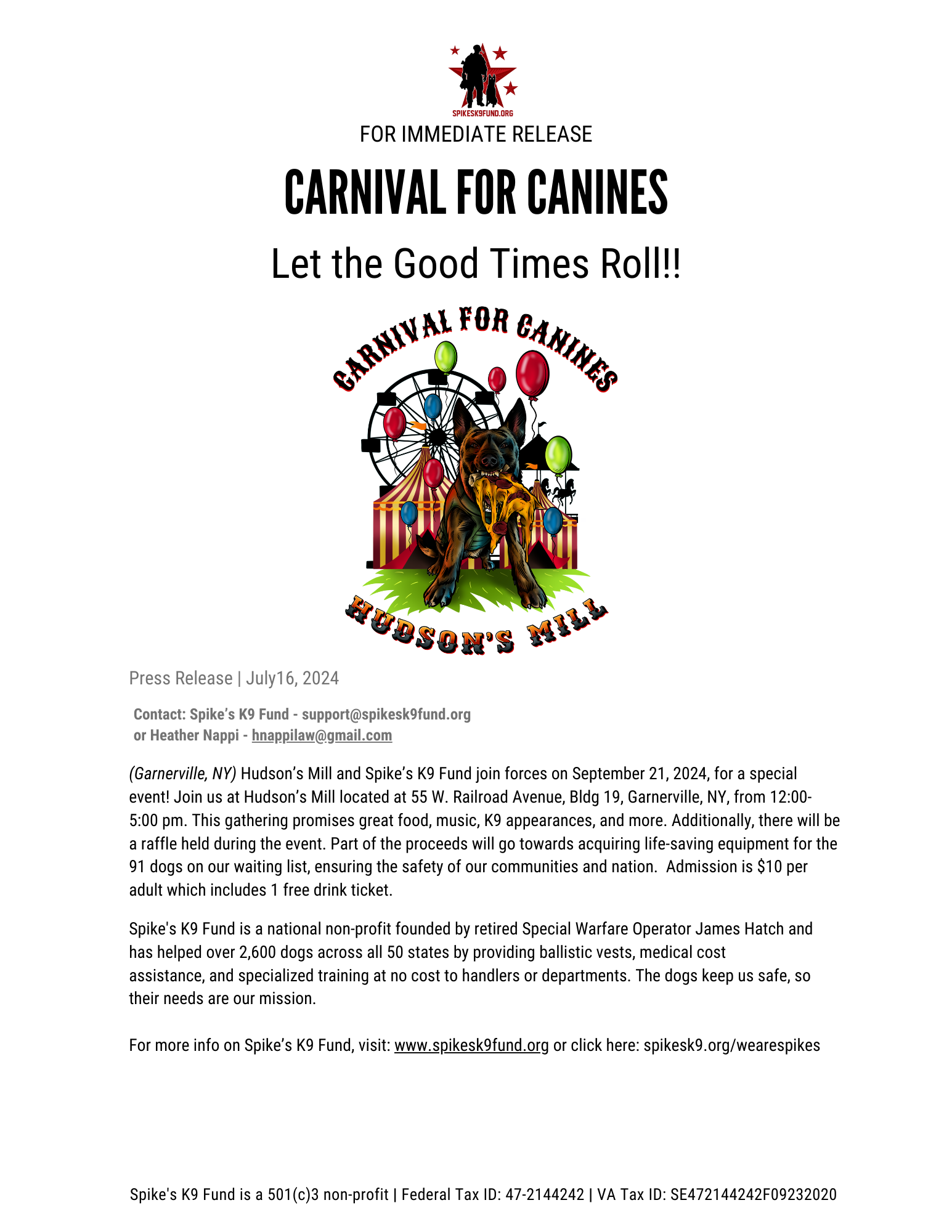 Carnival for Canines