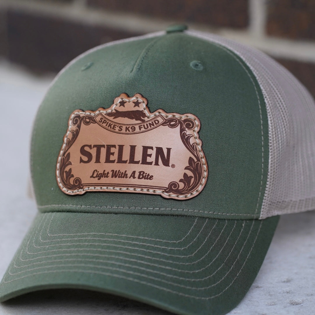 “Stellen” Trucker Hat w/ Leather Patch