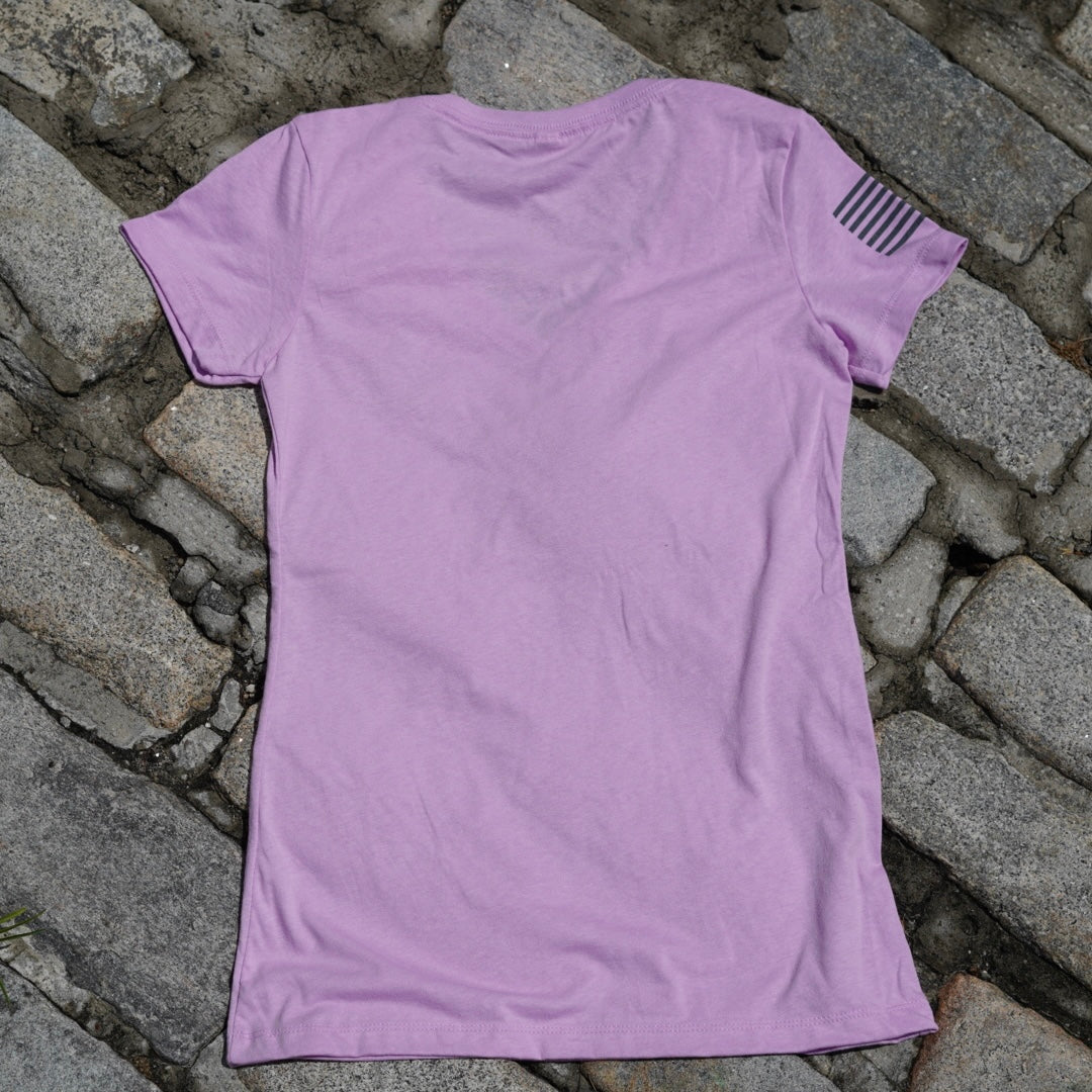 OG Logo Women's V-Neck Shirt - Lilac