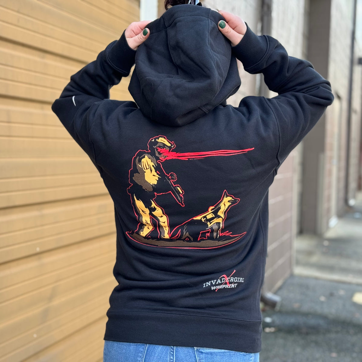 Warpaint x invadergirl Night Hunt Hoodie Spike s K9 Fund