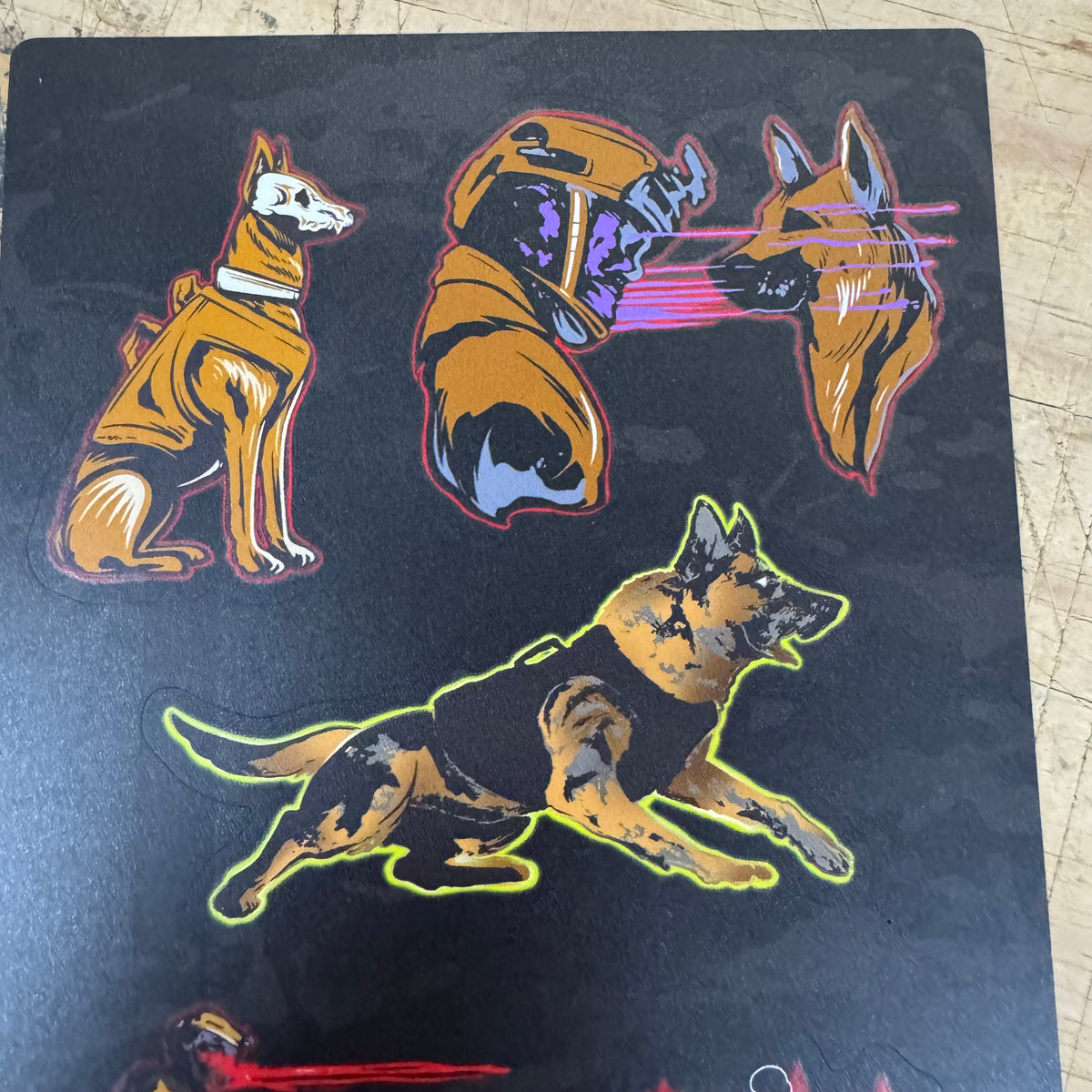 Warpaint x _invadergirl_ Sticker Sheet