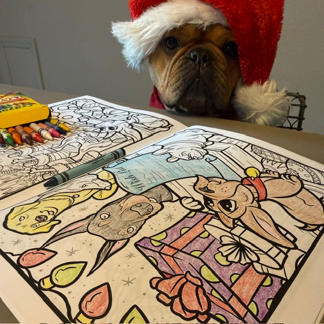 A Very Dewey Christmas Coloring Book 5