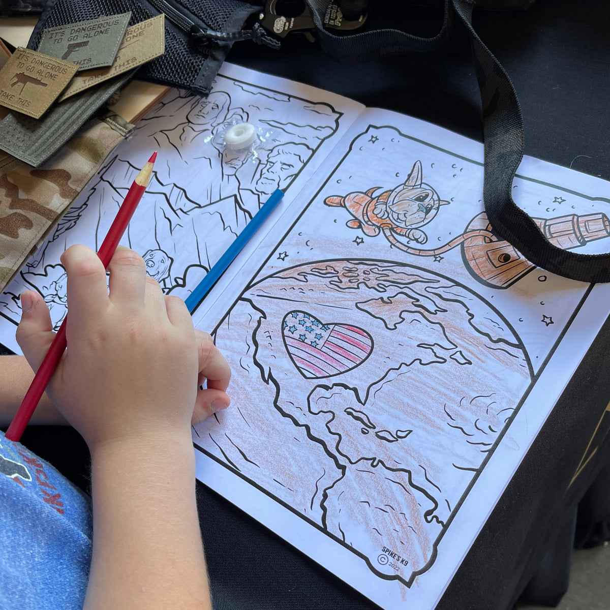 Red, White, and DEW! Coloring Book