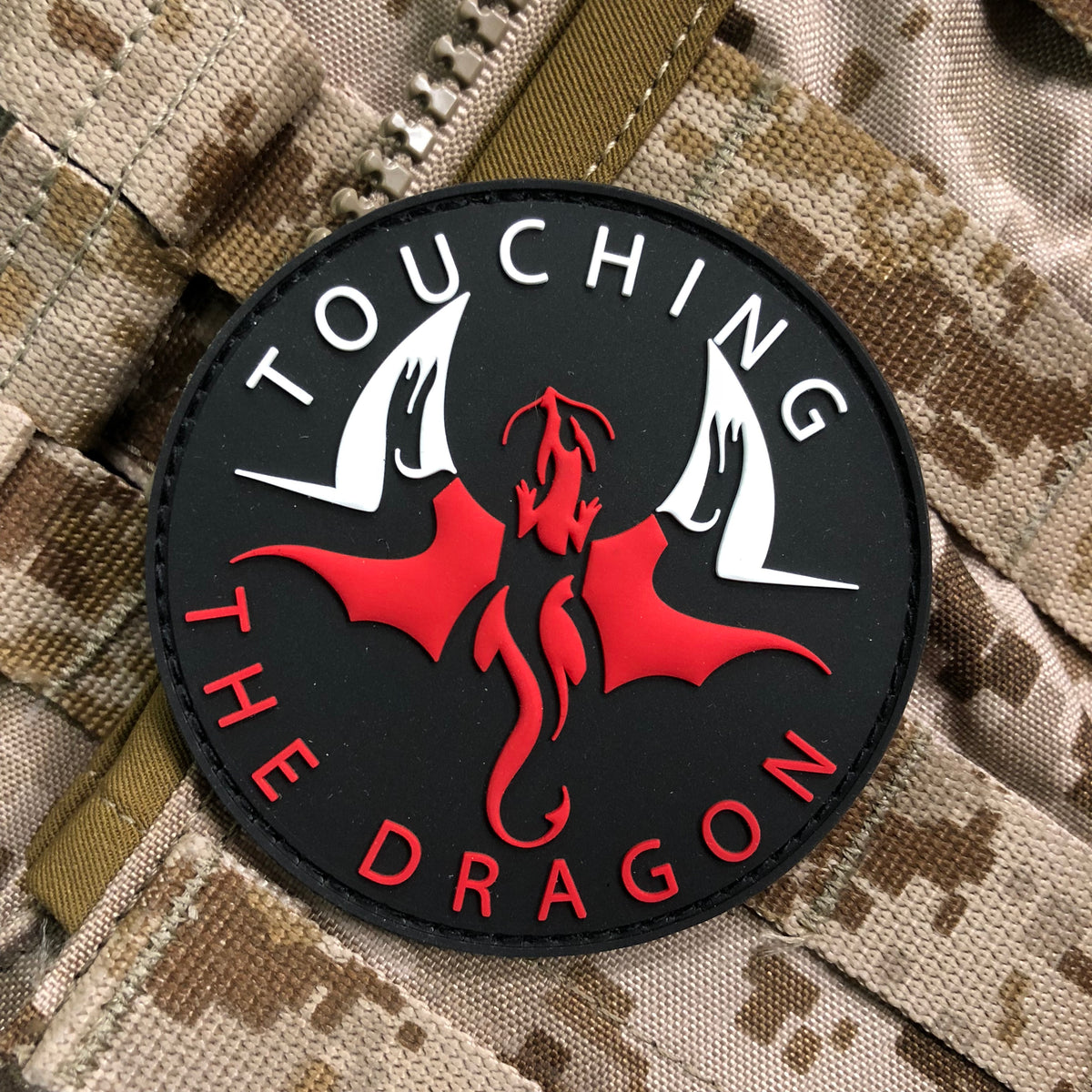 Touching the Dragon PVC Patch